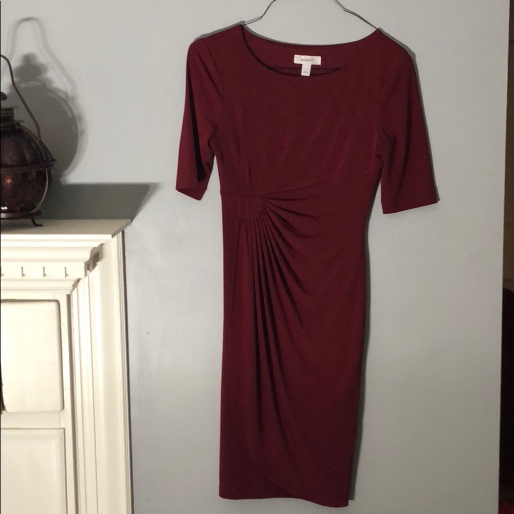 Beautiful red flattering wrap dress - size 4